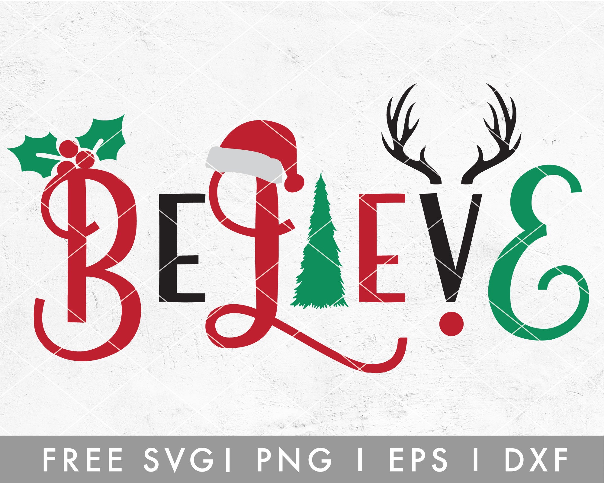 FREE Believe SVG For Cricut, Cameo Silhouette – Caluya Design