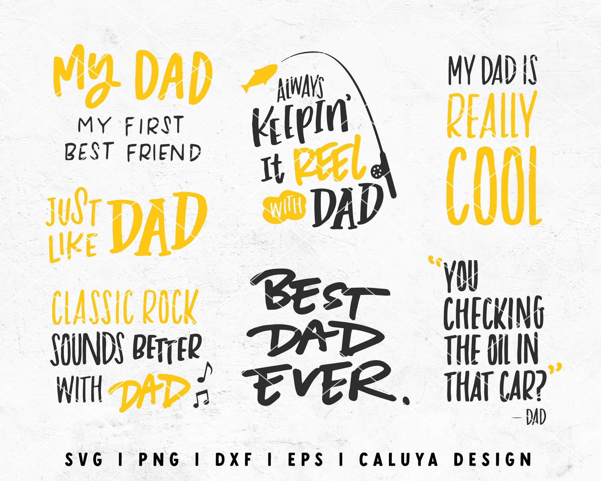 FREE Dad Quote SVG | Father's Day SVG Cut File for Cricut, Cameo Silhouette | Free SVG Cut File