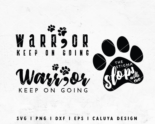 FREE Warrior SVG | Paw Print SVG Cut File for Cricut, Cameo Silhouette | Free SVG Cut File