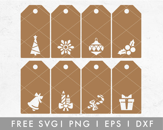 FREE Christmas Tag SVG