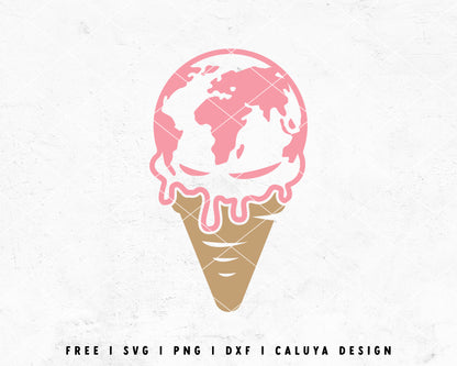 FREE Melting Earth SVG | Earth Day SVG Cut File for Cricut, Cameo Silhouette | Free SVG Cut File