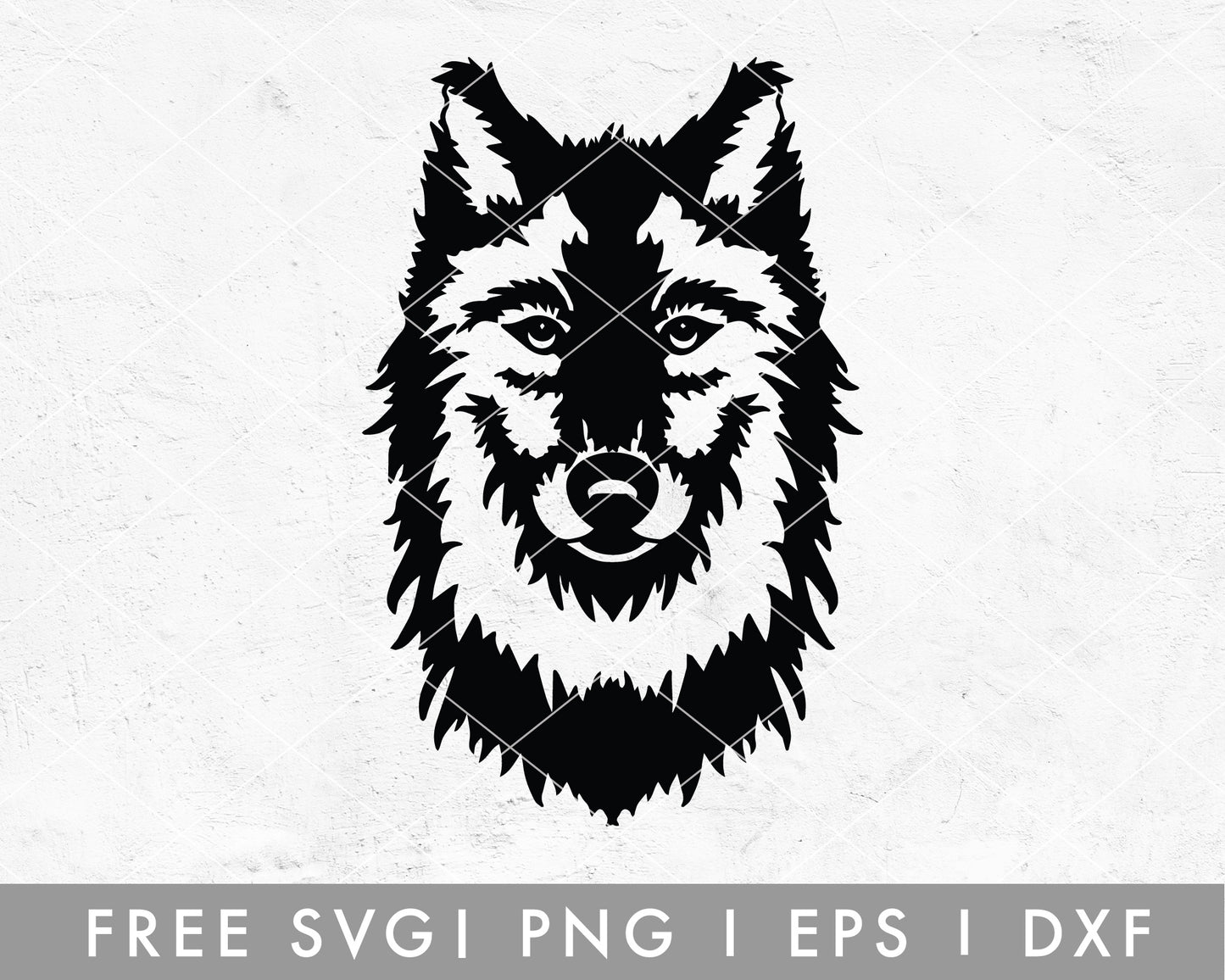FREE Wolf SVG | Hand Drawn Cut File for Cricut, Cameo Silhouette | Free SVG Cut File