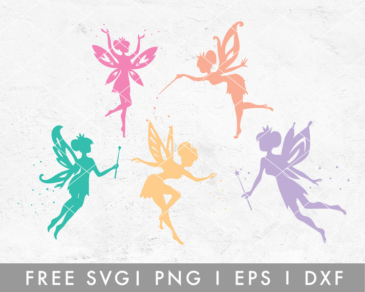 FREE Fairy SVG | Fairy Silhouette Cut File for Cricut, Cameo Silhouette ...