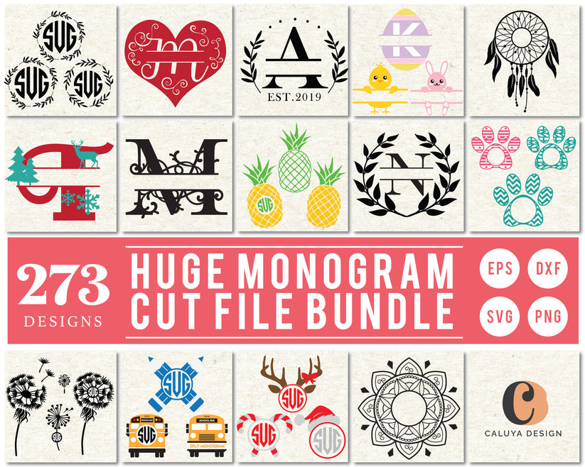 Massive Monogram Bundle – Caluya Design