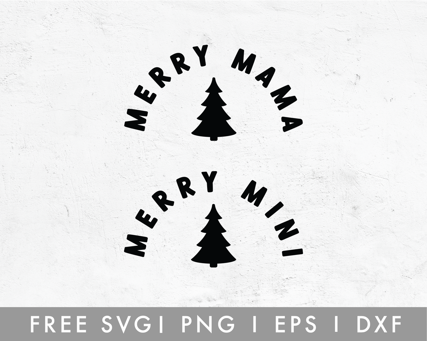 FREE Merry Mama Mini Tree SVG