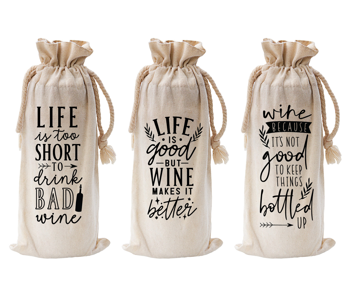 Wine Gift Bag Making SVG Bundle