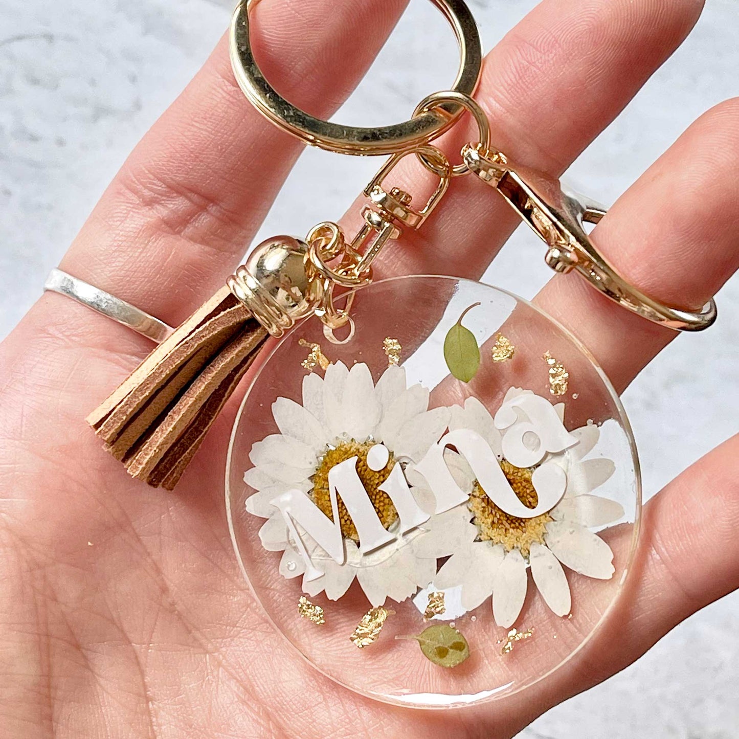 Gold Blank Keychain