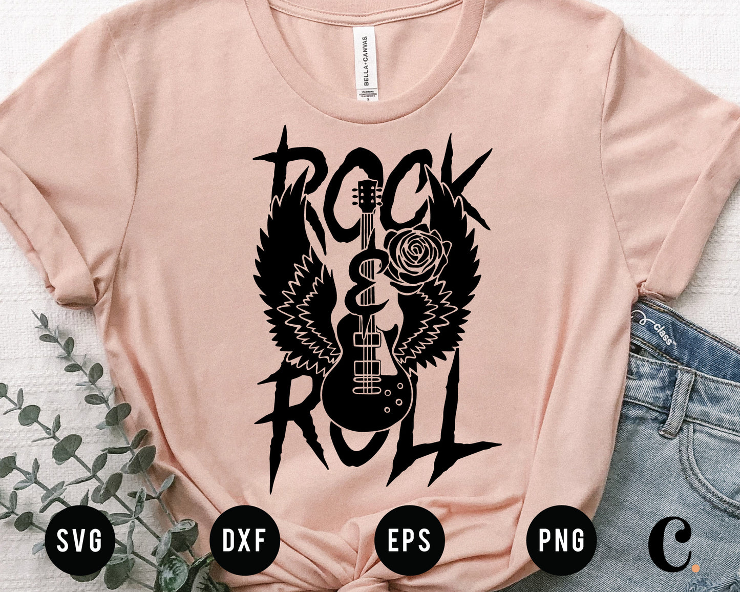 Rock And Roll Guitar SVG