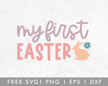 FREE Easter SVG | My First Easter SVG Cut File for Cricut, Cameo Silhouette | Free SVG Cut File