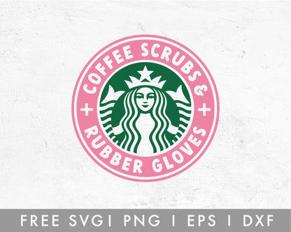 FREE Nurse Starbucks Frame SVG