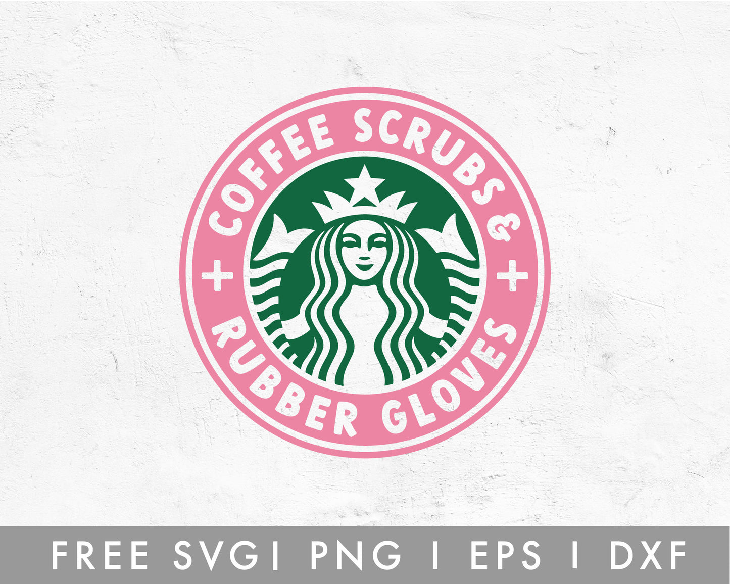 FREE Nurse Starbucks Frame SVG
