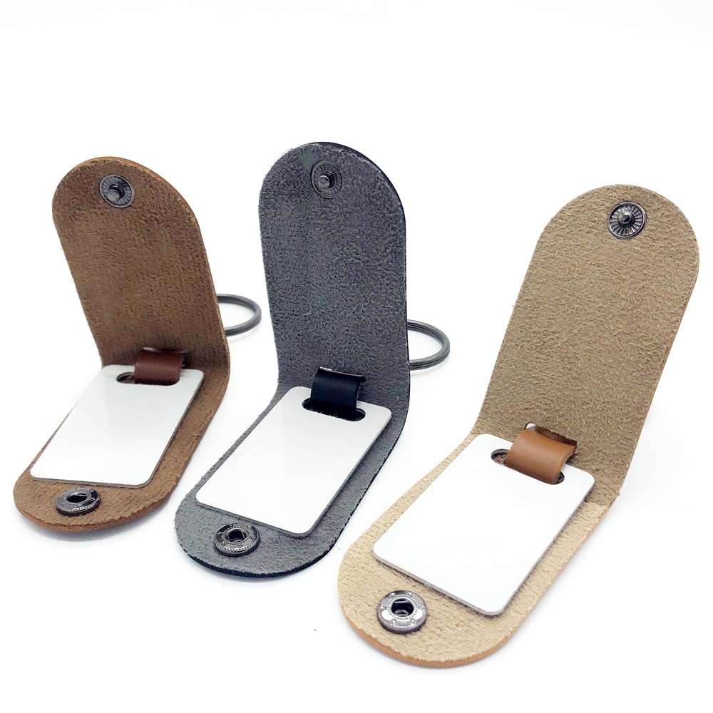 Sublimation Sustainable Leather Keychains