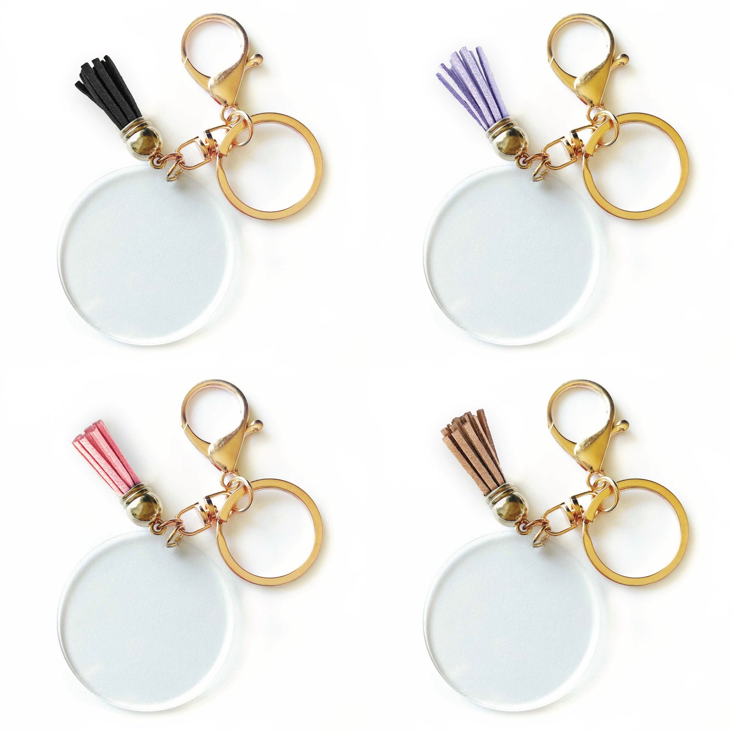 Gold Blank Keychain