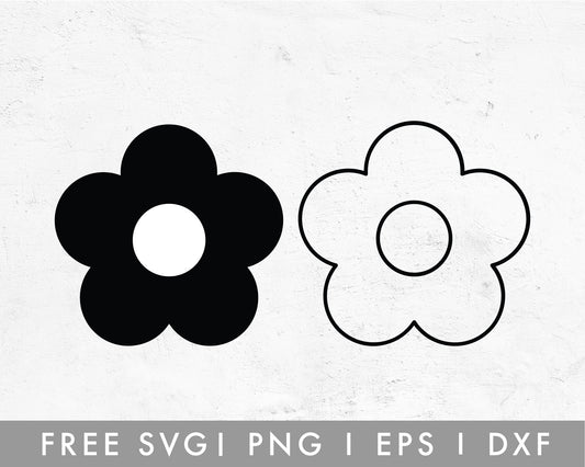 FREE Flower SVG | Retro Flower SVG