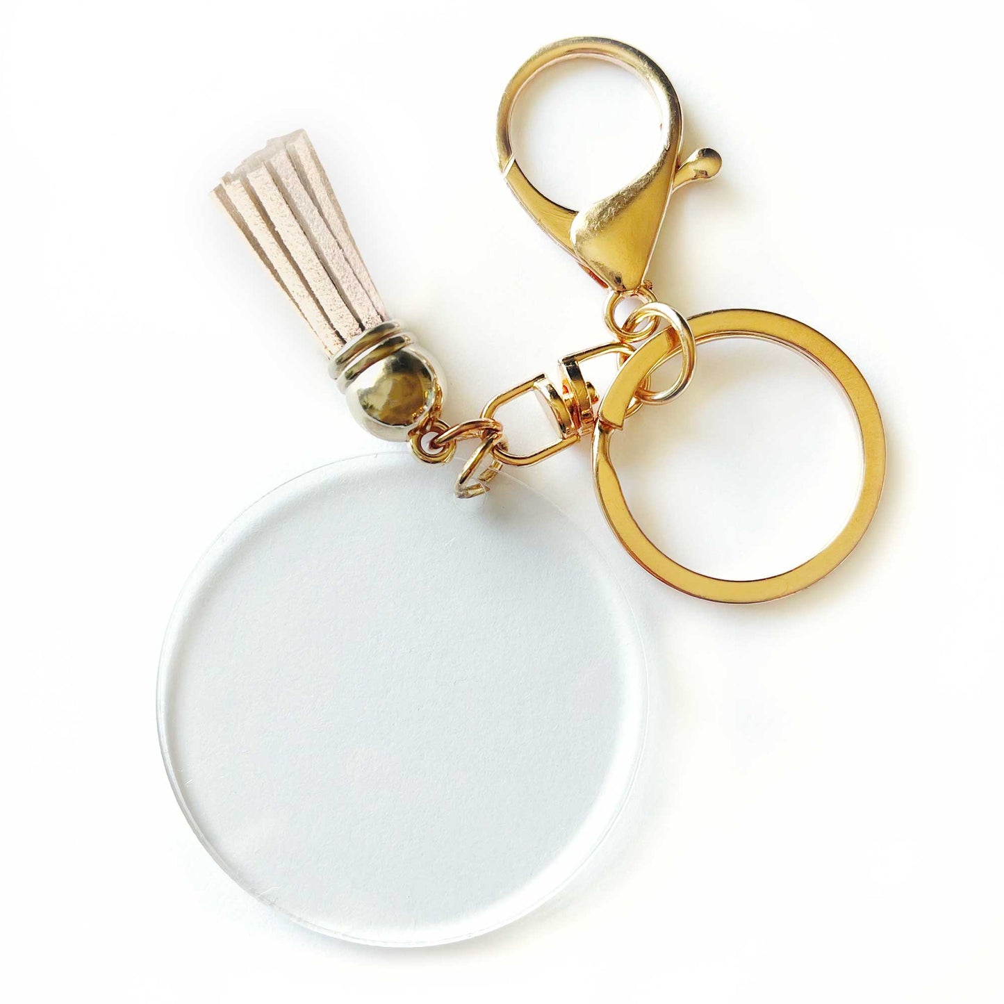 Gold Blank Keychain