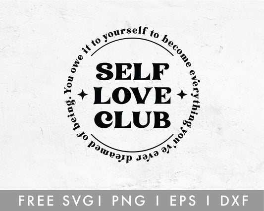 FREE Self Love Club SVG