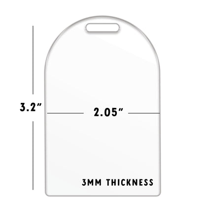 Arched Acrylic Blank | With Discount