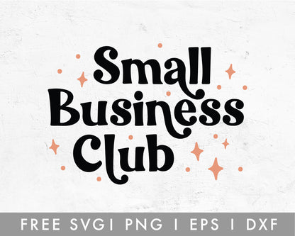 FREE Small Business Club SVG