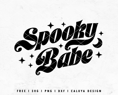 FREE Spooky Babe SVG | Free Halloween SVG