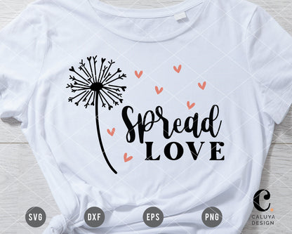 Dandelion Spread Love SVG