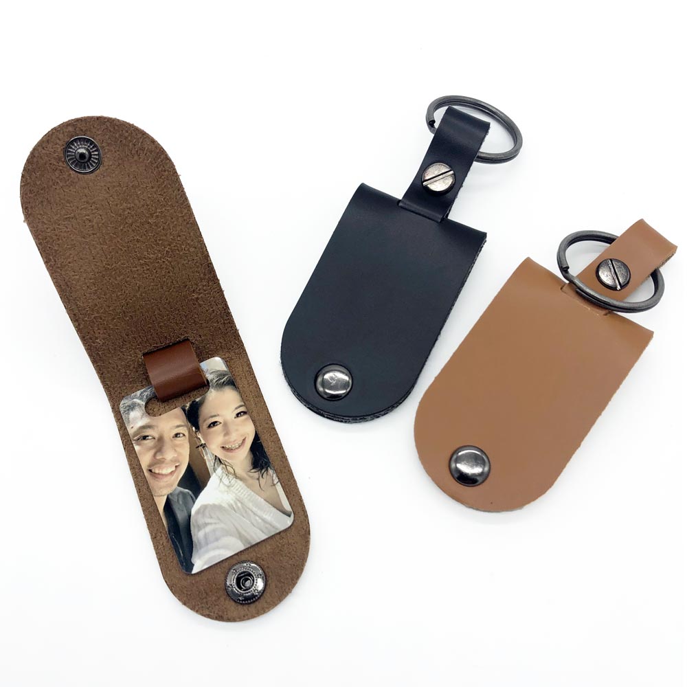 Sublimation Sustainable Leather Keychains