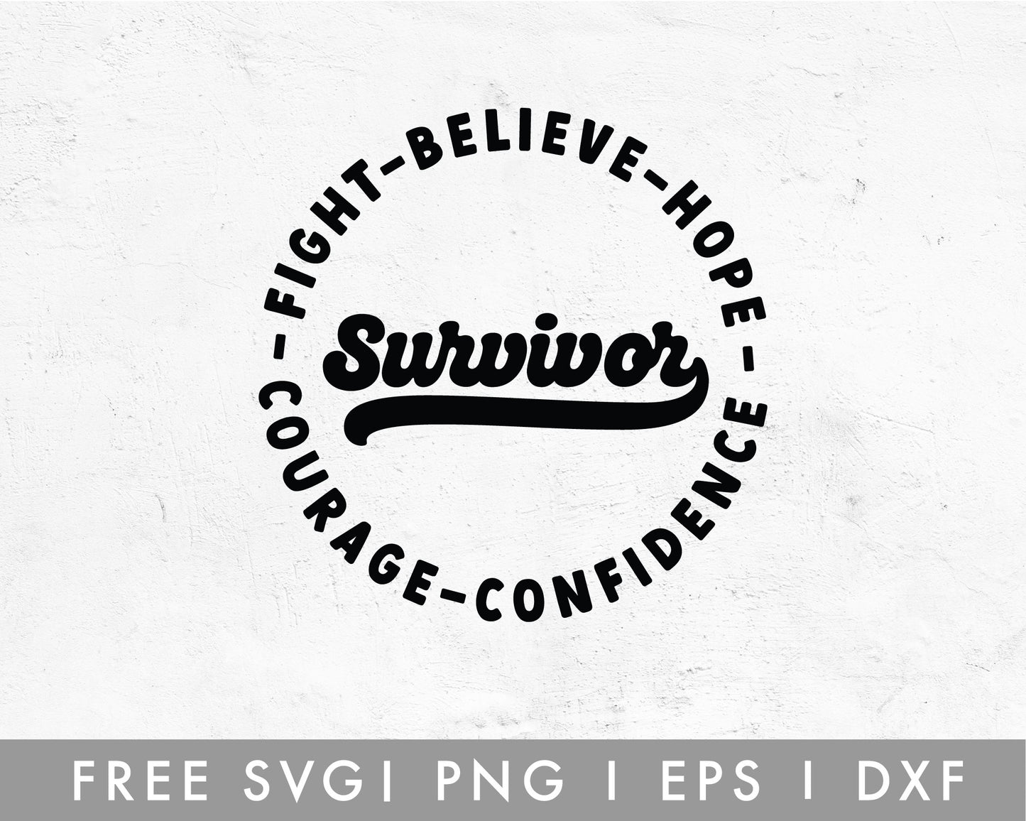 FREE Survivor Badge SVG