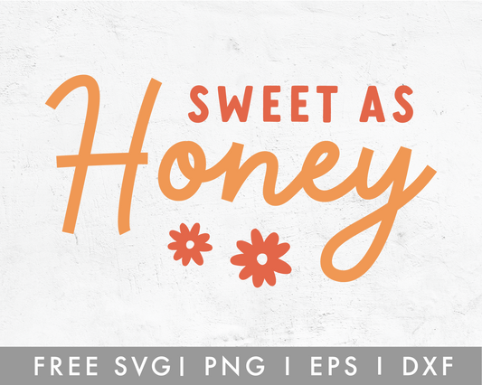 FREE Sweet As Honey SVG