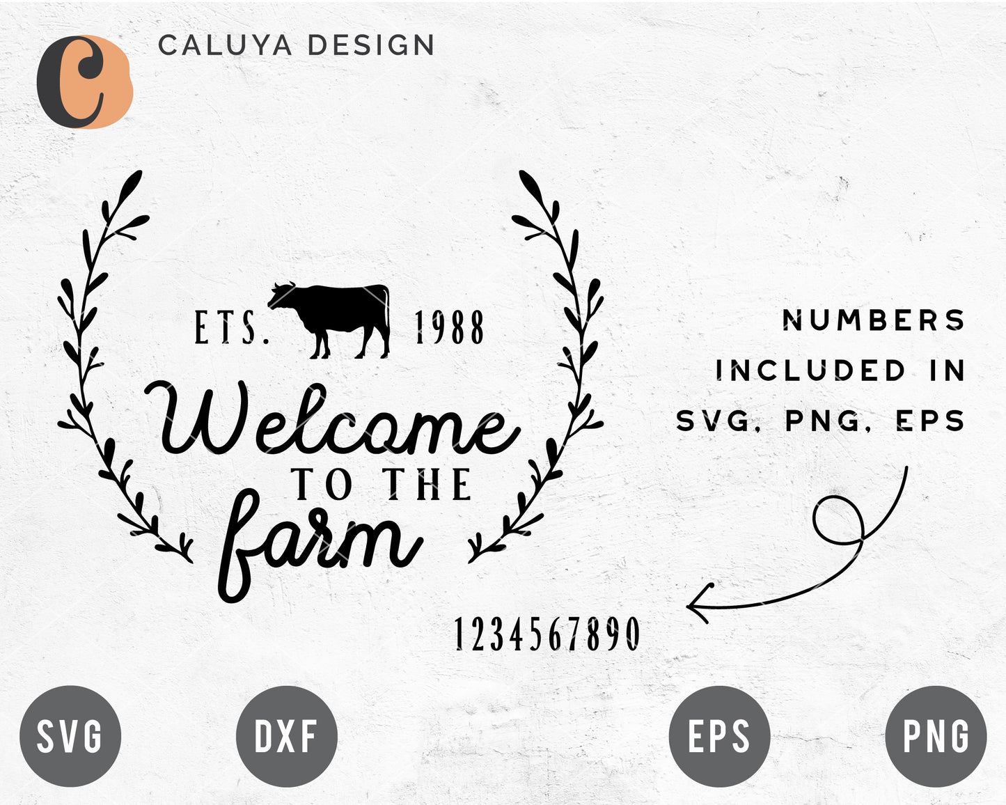 Welcome To The Farm Sign SVG