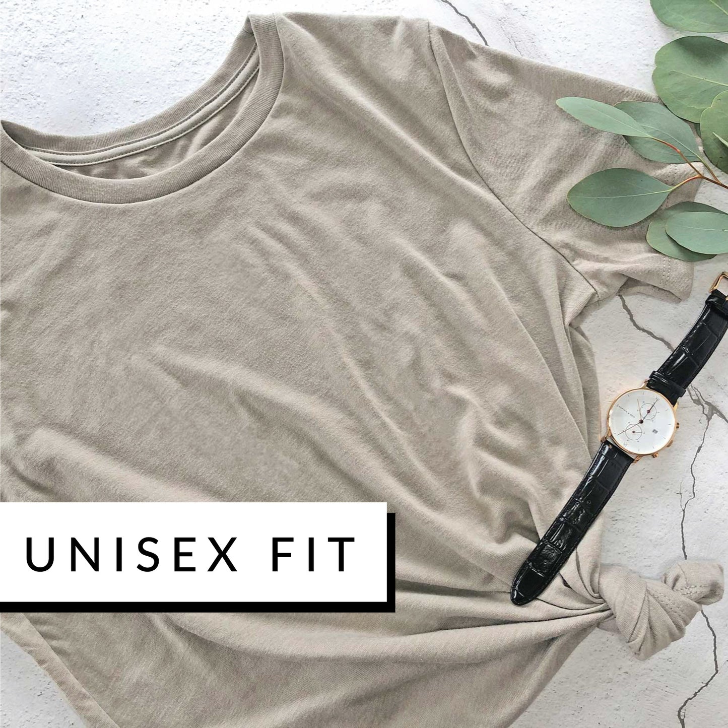 Unisex Unisex Tag-Less Tee Khaki