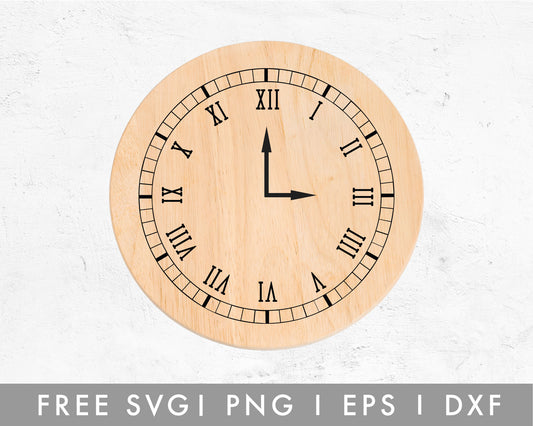 FREE Vintage Clock SVG