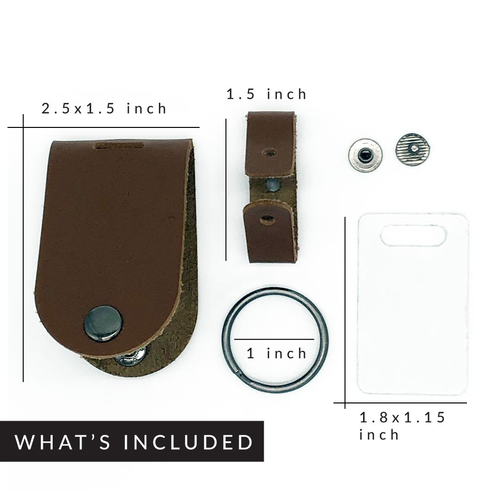 Sublimation Sustainable Leather Keychains – Caluya Design